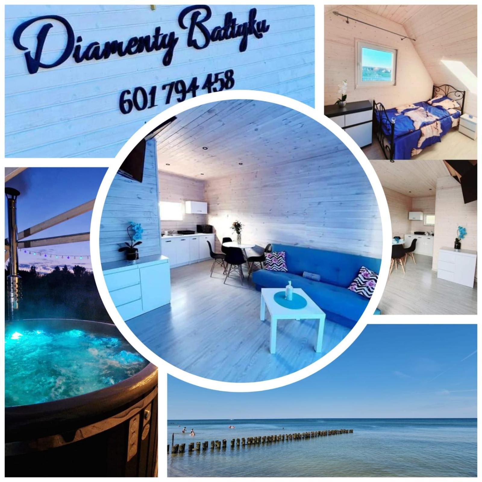 Diamenty Baltyku Domki Wakacyjne Balia Z Jacuzzi 米耶伦科 外观 照片